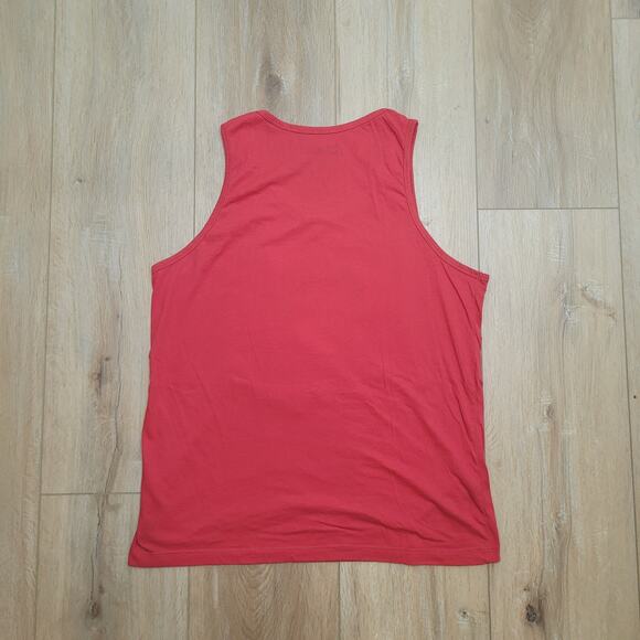 Jimi Hendrix Tank Top Mens M (Tag L Fits Medium 21.5" Chest) 21Men Red Graphic - Picture 4 of 5